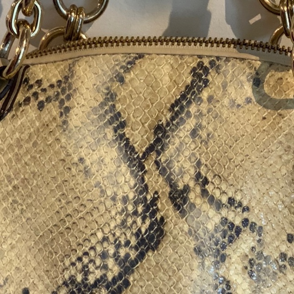 COACH Madison Lindsey python satchel - Picture 8 of 16